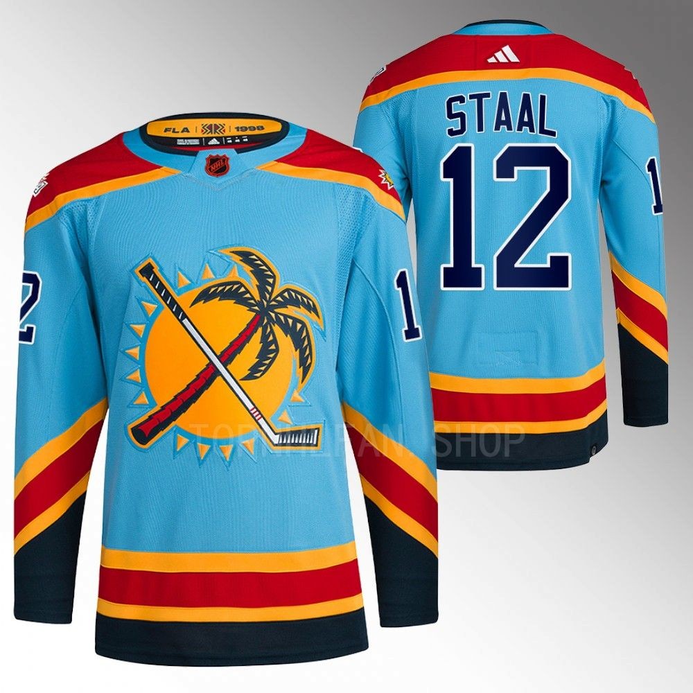 Eric Staal 2022 Florida Panthers Blue Reverse Retro 2.0 Authentic Pro Jersey