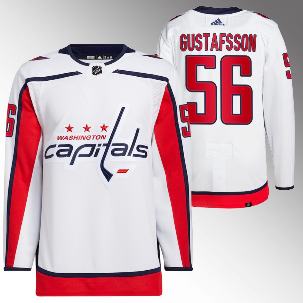 Erik Gustafsson Washington Capitals White Primegreen Authentic Away Jersey