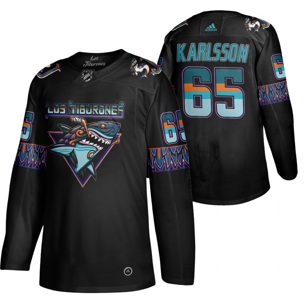 Erik Karlsson San Jose Sharks Los Tiburones Hockey Karlsson Jersey