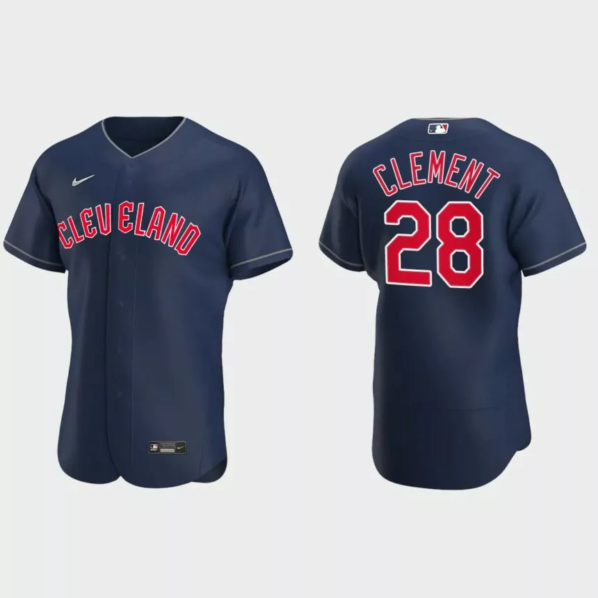 Ernie Clement Cleveland Guardians 2022 Authentic Alternate Jersey – Navy