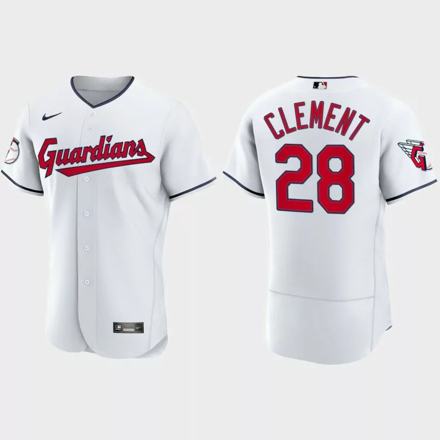 Ernie Clement Cleveland Guardians 2022 Authentic Home Jersey – White