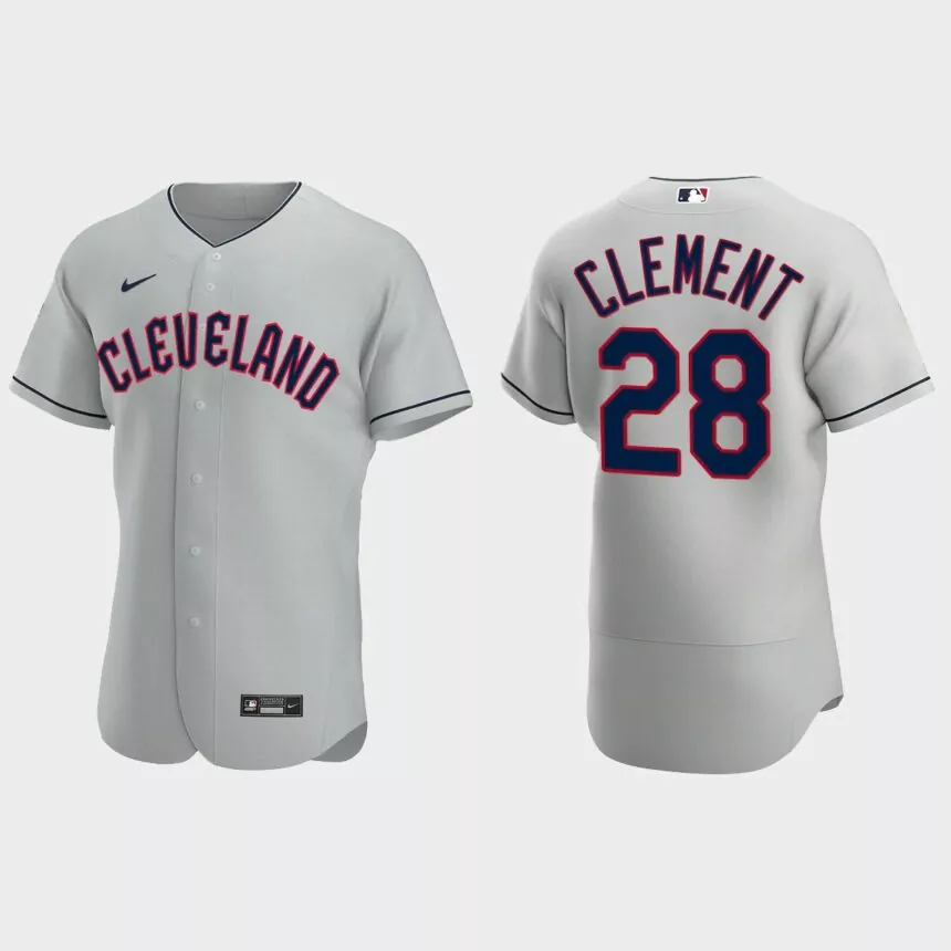 Ernie Clement Cleveland Guardians 2022 Authentic Road Jersey – Gray