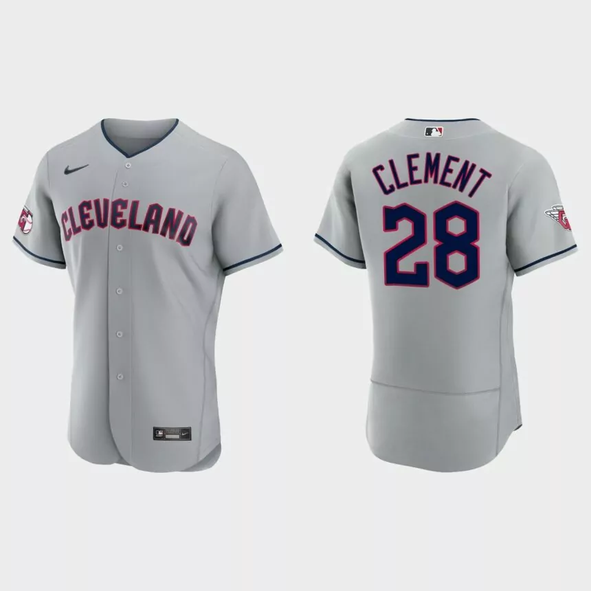 Ernie Clement Cleveland Guardians Authentic Jersey – Gray