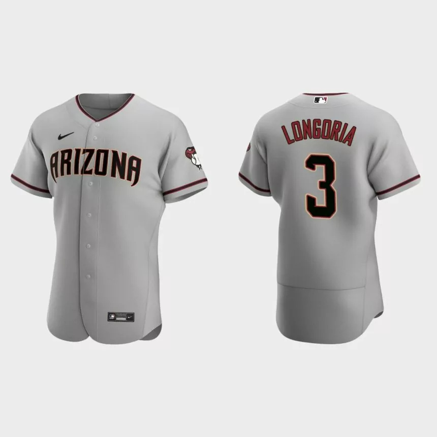 Evan Longoria Arizona Diamondbacks Authentic Road Jersey – Gray.jpg