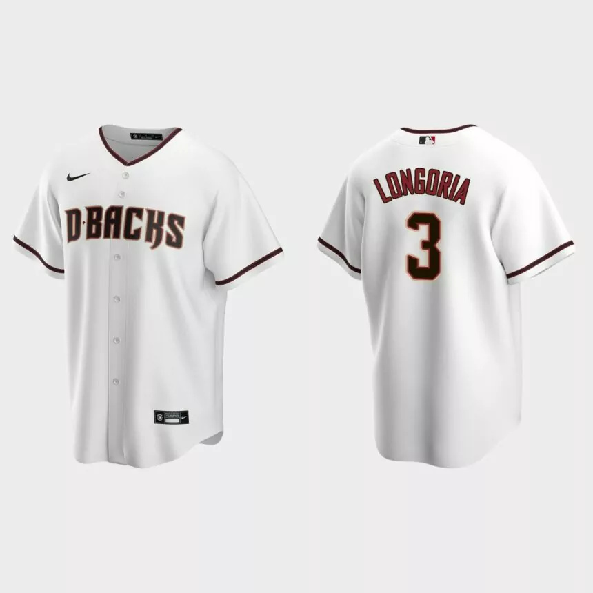 Evan Longoria Arizona Diamondbacks Replica Home Jersey – White.jpg