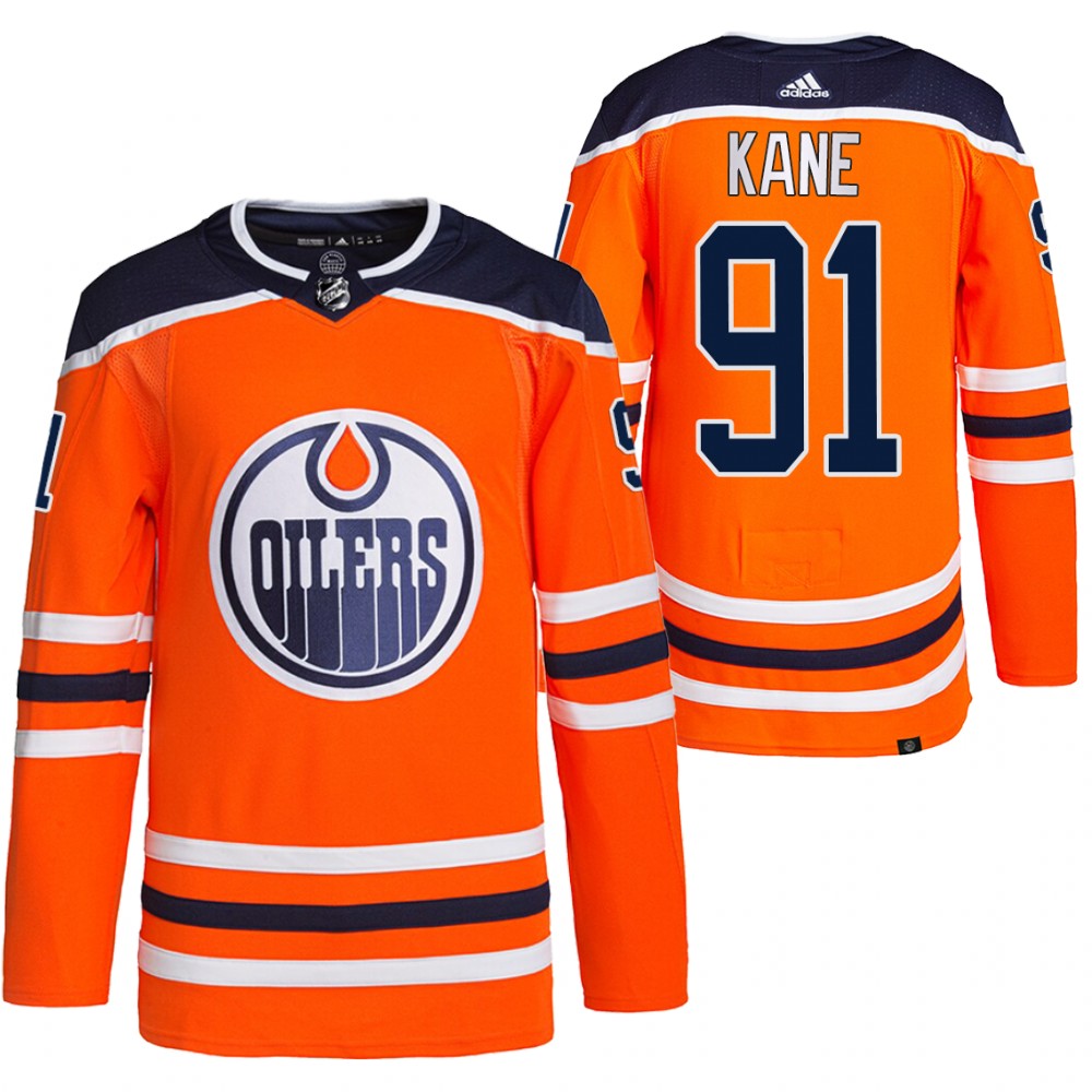 Evander Kane Edmonton Oilers Orange Authentic Pro Home Jersey