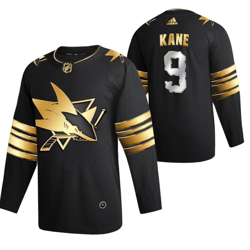 Evander Kane San Jose Sharks Black 2021 Golden Edition Jersey Limited Authentic
