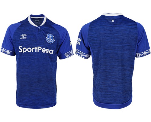 Everton Blank Home Soccer Club Jersey