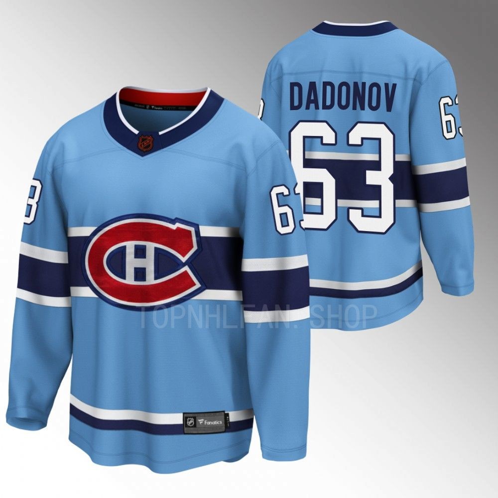Evgenii Dadonov Montreal Canadiens Jersey Special Edition 2.0 Blue 2022 Breakaway Player