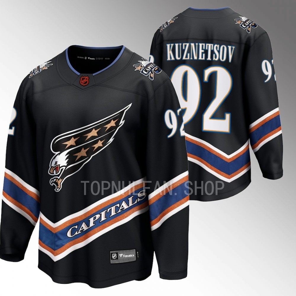 Evgeny Kuznetsov Capitals Special Edition 2.0 Black Jersey Breakaway