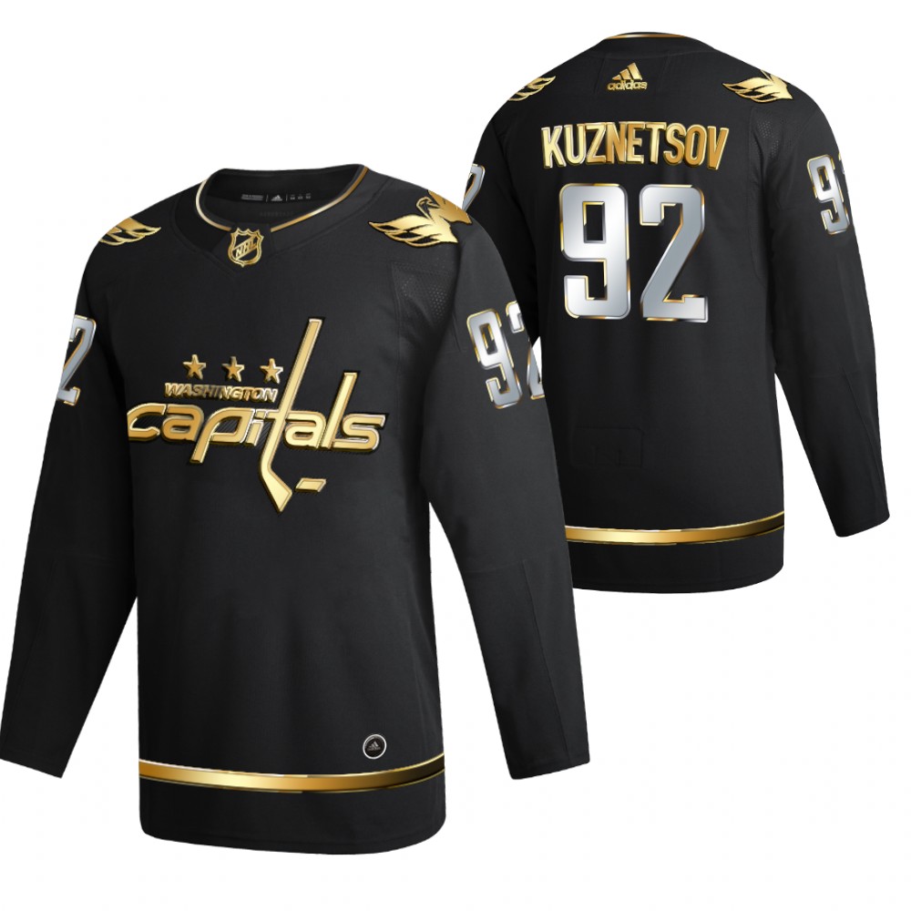 Evgeny Kuznetsov Washington Capitals Black 2021 Golden Edition Jersey Limited Authentic
