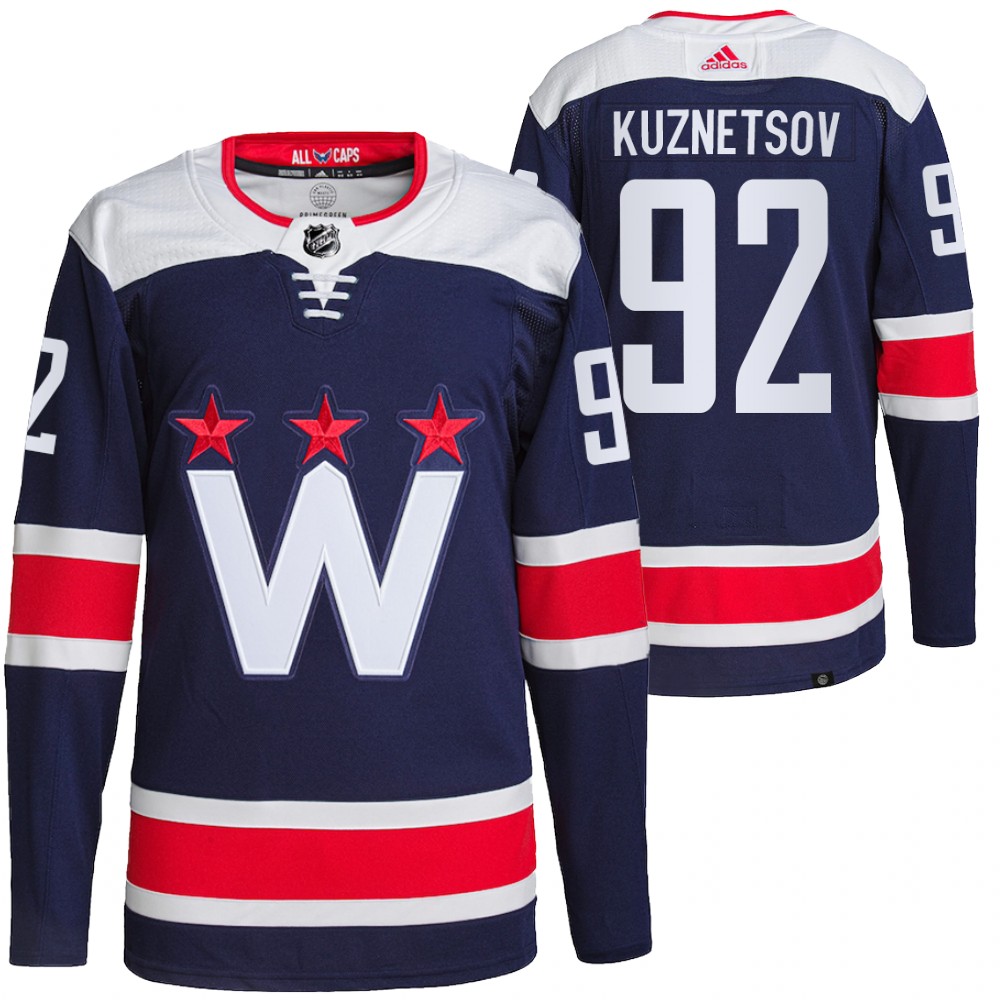 Evgeny Kuznetsov Washington Capitals Navy Alternate Primegreen Authentic Pro Jersey