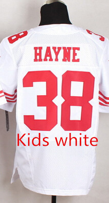 Kids Nike San Francisco 49ers #38 Jarryd Hayne White Color Stitched NFL Jersey
