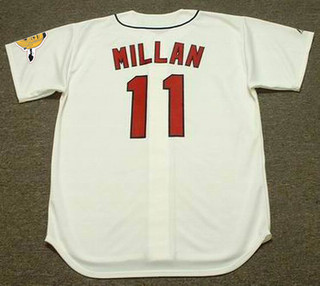 FELIX MILLAN Atlanta Braves 1967 Majestic Cooperstown Throwback Baseball Jersey