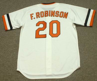 FRANK ROBINSON Baltimore Orioles 1971 Majestic Cooperstown Throwback Jersey