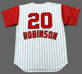 FRANK ROBINSON Cincinnati Reds 1960's Majestic Throwback Home Baseball Jersey