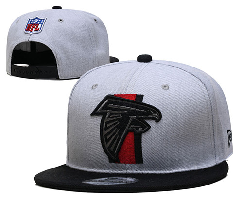 Falcons Gray Snapback Hat --YD