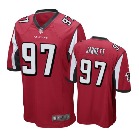 Falcons Red Grady Jarrett Game Jersey