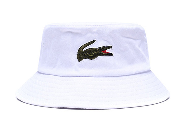 Fashion Snapback White Bucket Hat -TX