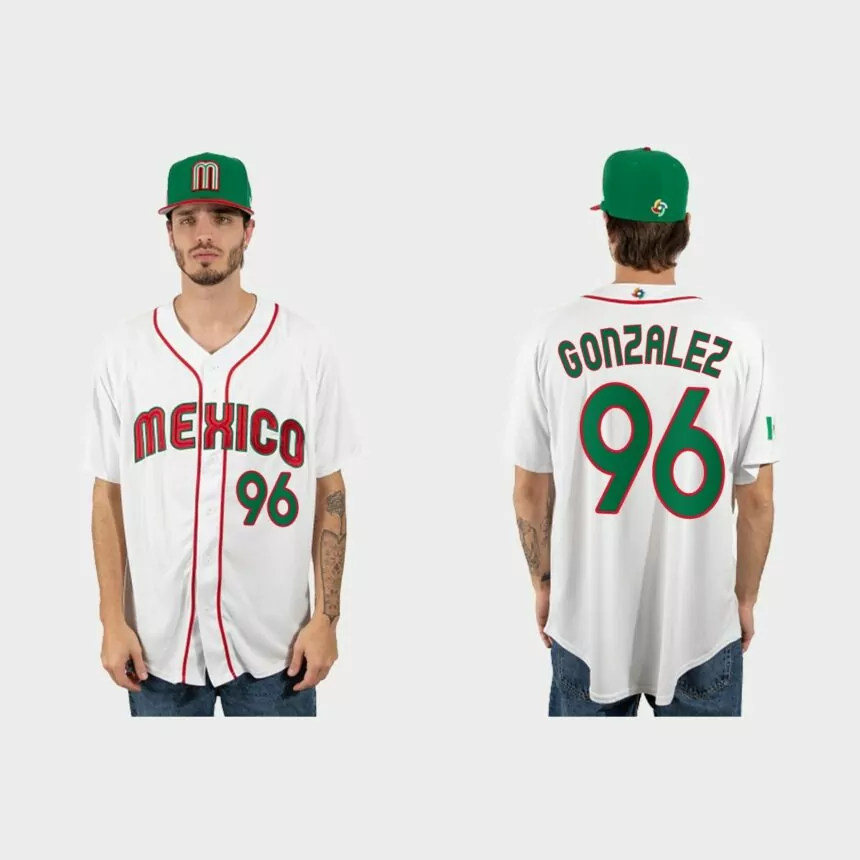 Felipe Gonzalez Mexico Baseball 2023 World Baseball Classic Jersey – White