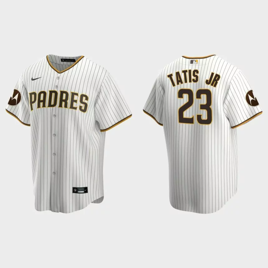 Fernando Tatis Jr. San Diego Padres 2023 Motorola Patch Replica Jersey – White