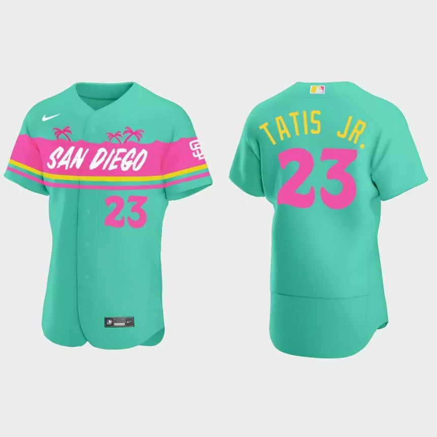 Fernando Tatis Jr. San Diego Padres City Connect Authentic Jersey – Teal