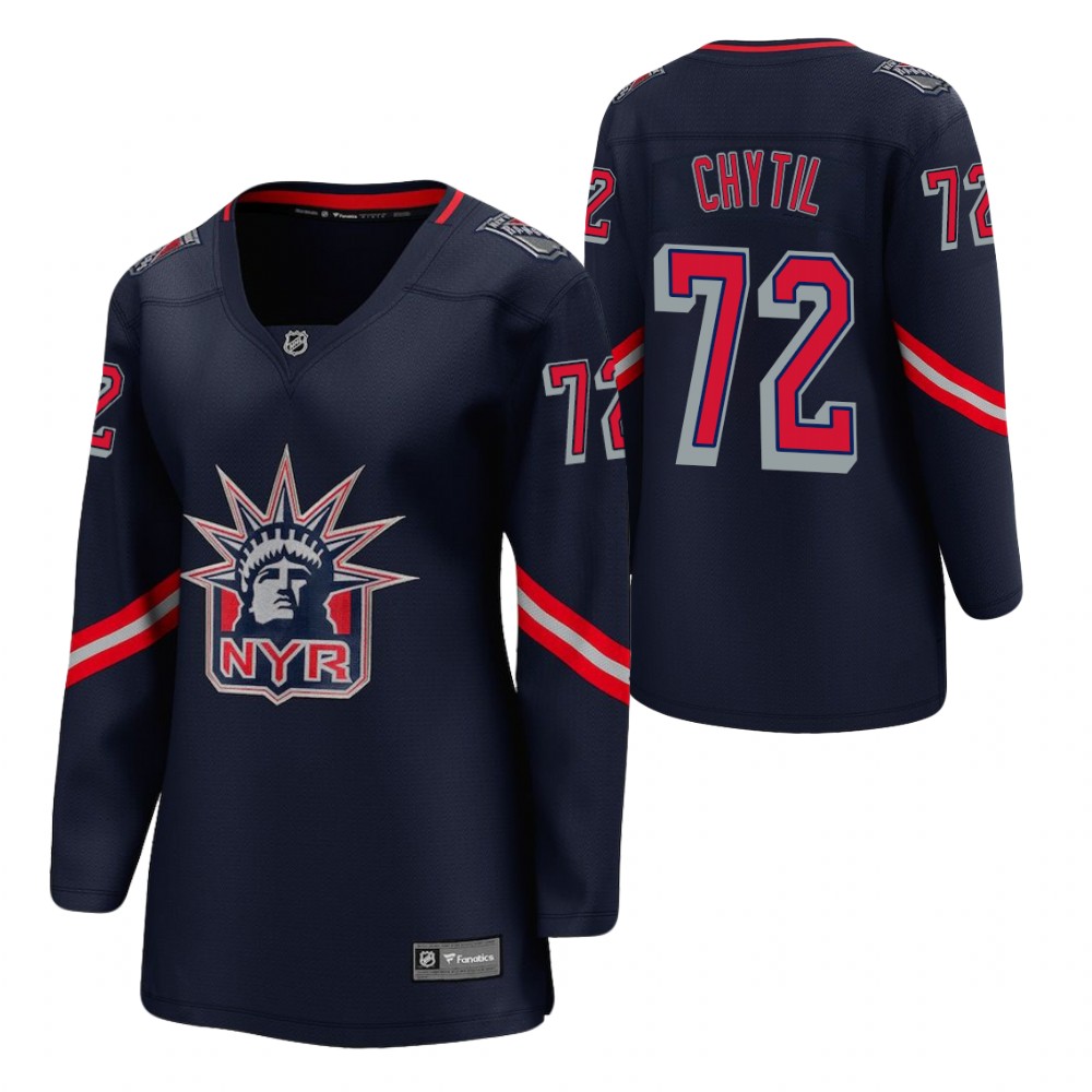 Filip Chytil New York Rangers Reverse Retro Blue Women's Jersey Special Edition