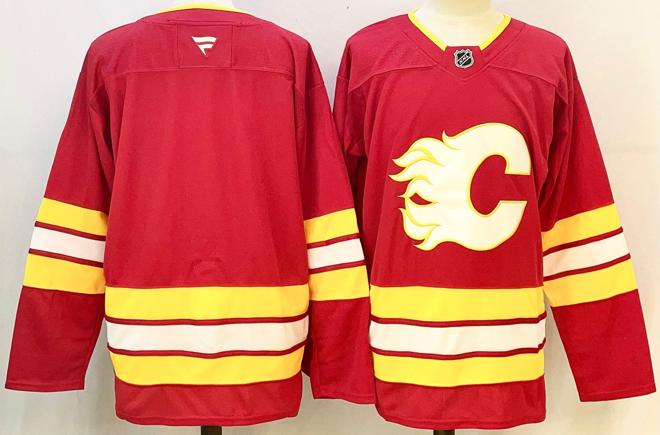 Flames  Fanatics Breakaway Home Jersey