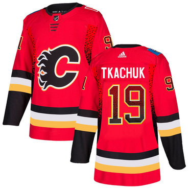 Flames 19 Matthew Tkachuk Red Drift Fashion Adidas Jersey