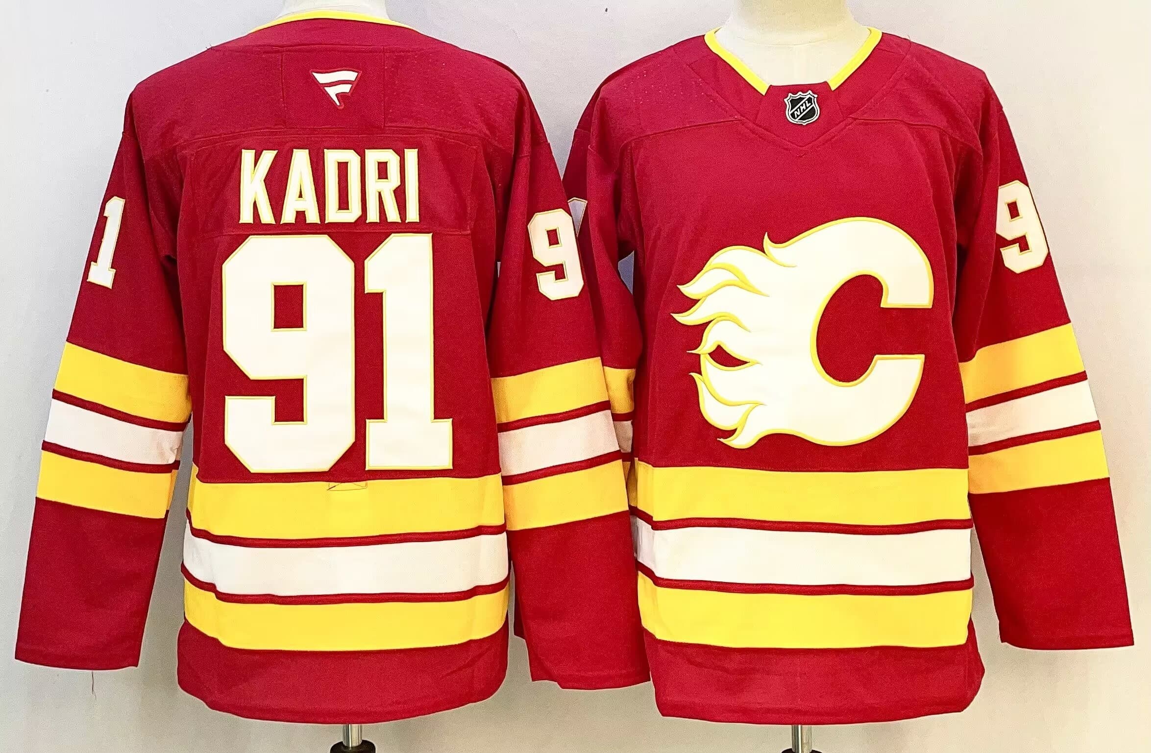 Flames Fanatics Kadri  Home Jersey