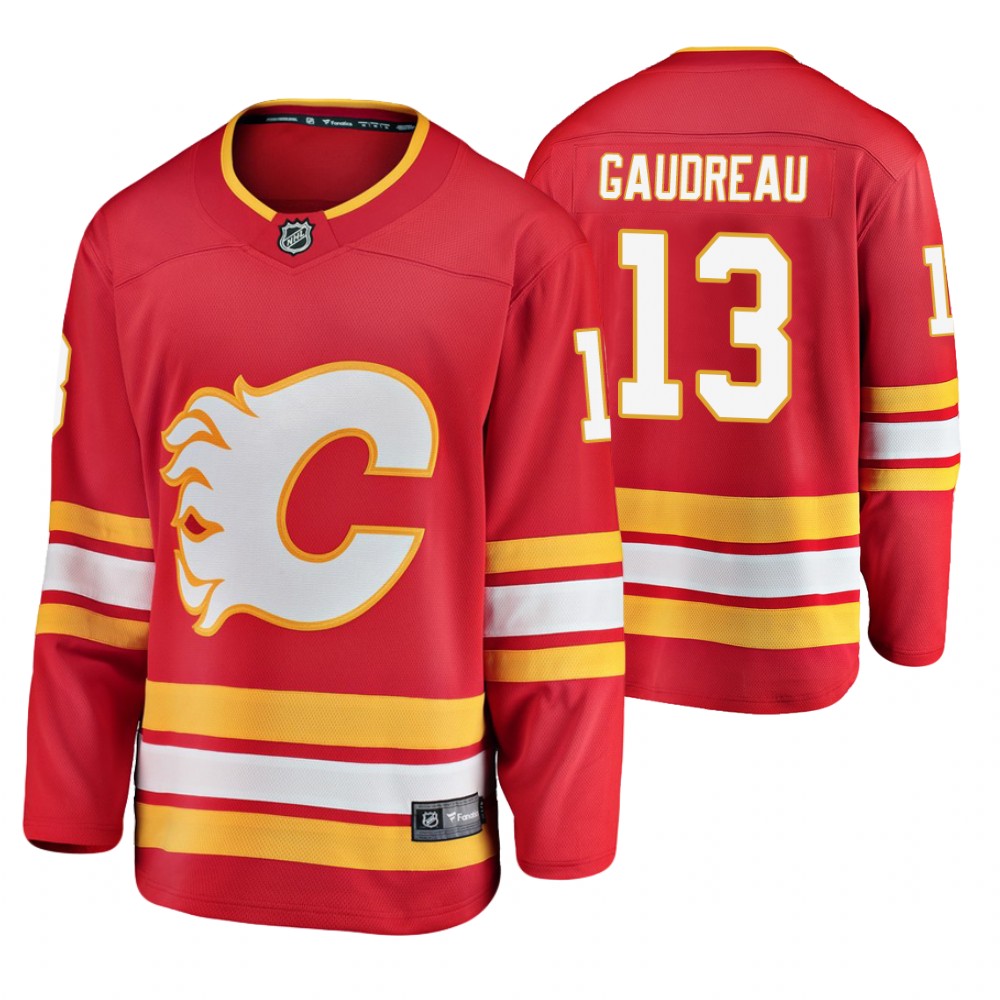 Flames Johnny Gaudreau Youth Breakaway Player Alternate Jersey Fanatics Branded