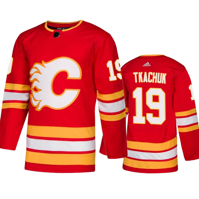 Flames Matthew Tkachuk Red Adidas Authentic Alternate Jersey