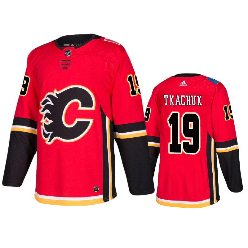 Flames Matthew Tkachuk Red Home Jersey
