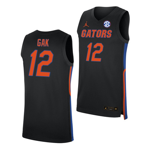 Florida Gators Gorjok Gak Black 2019-20 Replica Men's College Basketball Jersey