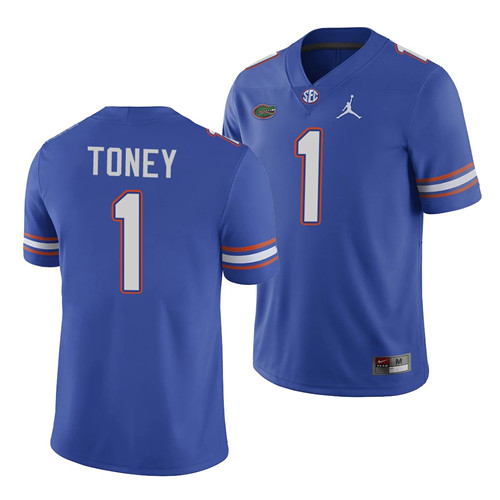 Florida Gators Kadarius Toney Royal Game College Football Jersey Men's