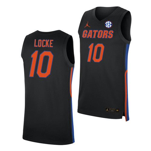 Florida Gators Noah Locke Black 2019-20 Replica Men's College Basketball Jersey
