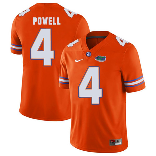 Florida Gators Orange Brandon Powell Football Player Performance Jersey