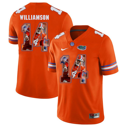 Florida Gators Orange Chris Williamson College Football Portrait Jersey