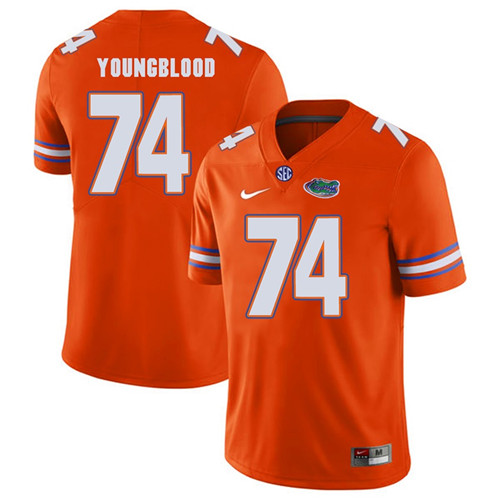 Florida Gators Orange Jack Youngblood Football Player Performance Jersey
