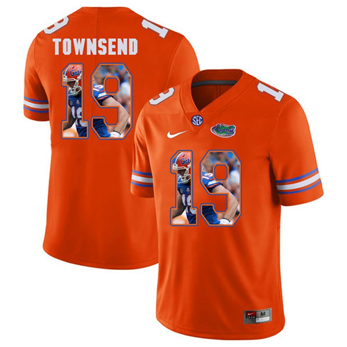 Florida Gators Orange Johnny Townsend College Football Portrait Jersey
