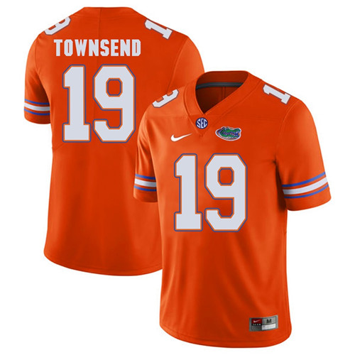 Florida Gators Orange Johnny Townsend Football Player Performance Jersey