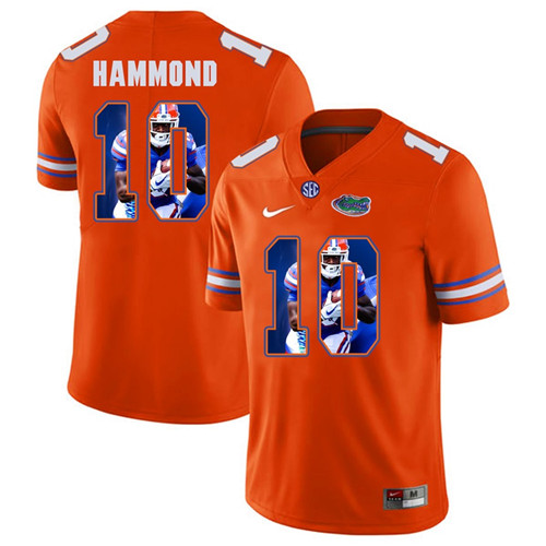 Florida Gators Orange Josh Hammond College Football Portrait Jersey