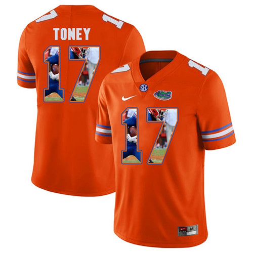 Florida Gators Orange Kadarius Toney College Football Portrait Jersey