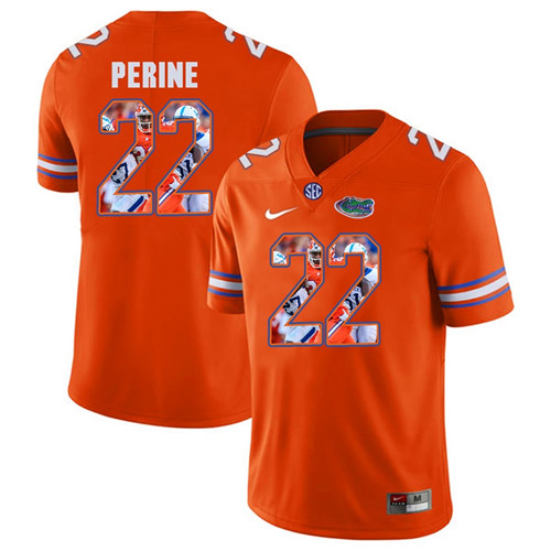 Florida Gators Orange Lamical Perine College Football Portrait Jersey