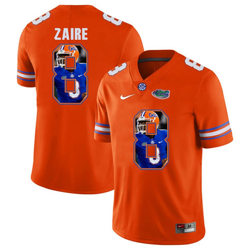 Florida Gators Orange Malik Zaire College Football Portrait Jersey