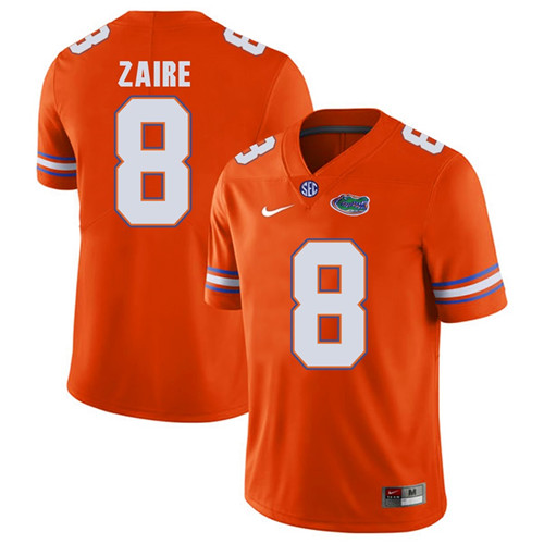 Florida Gators Orange Malik Zaire Football Player Performance Jersey