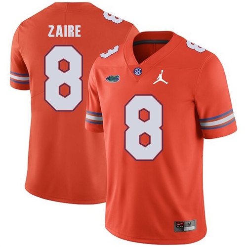 Florida Gators Orange Malik Zaire Jordan Brand Football Jersey