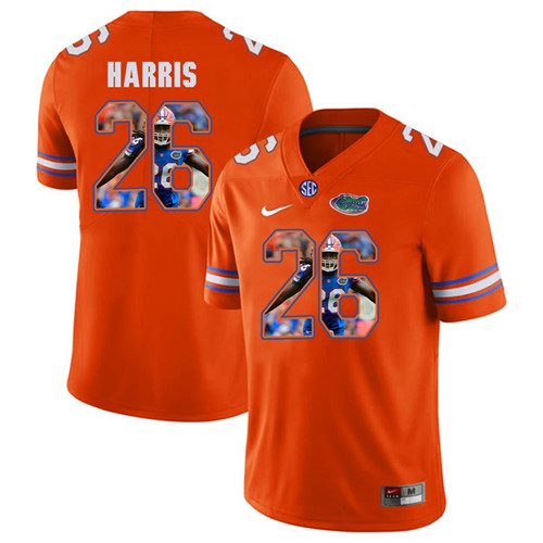 Florida Gators Orange Marcell Harris College Football Portrait Jersey