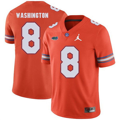 Florida Gators Orange Nick Washington Jordan Brand Football Jersey