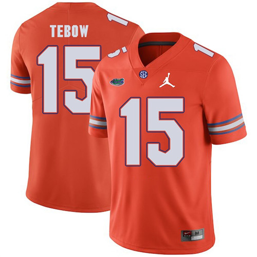 Florida Gators Orange Tim Tebow Jordan Brand Football Jersey